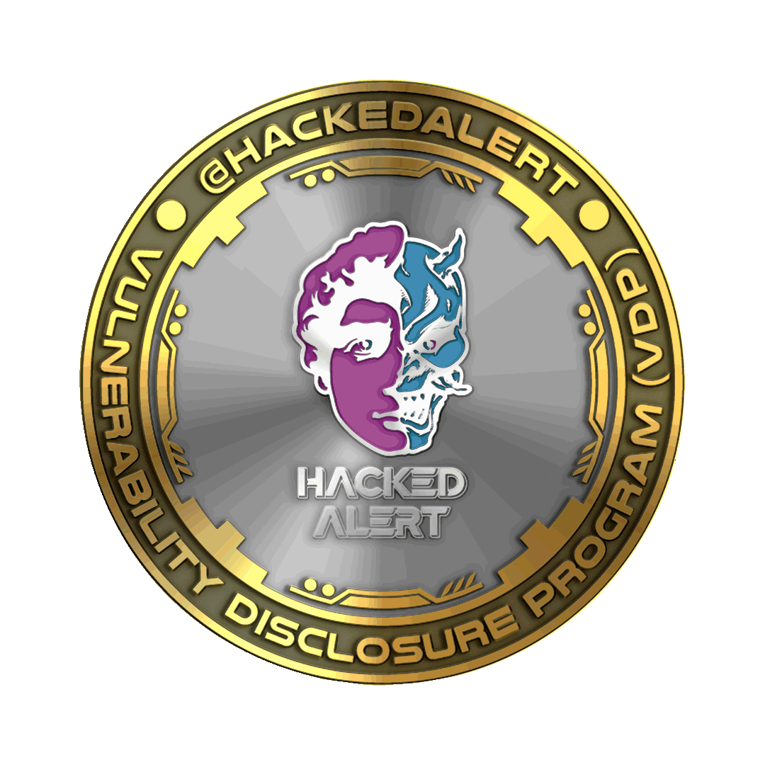 HackedAlert Challenge Coin rotating