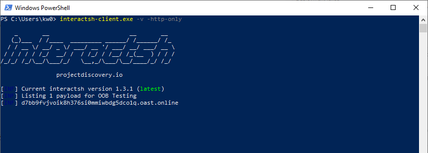 Attacker metadata payload server configuration