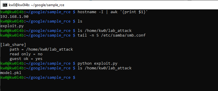 Payload Generation on Raspberry Pi Share